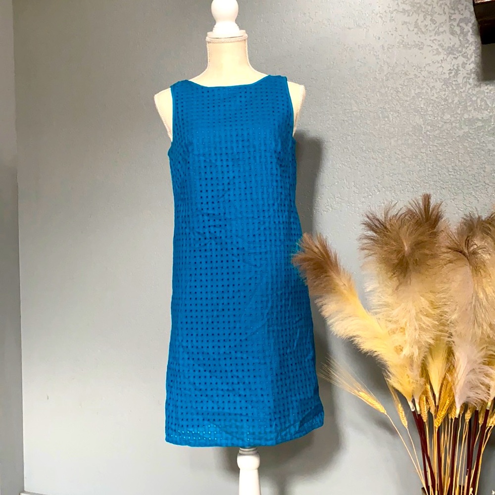 LOFT TURQUOISE COLORED DRESS